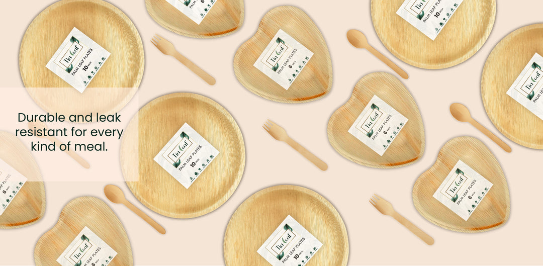 What are Palm Leaf Plates, and why are they preferable to plastic plates?