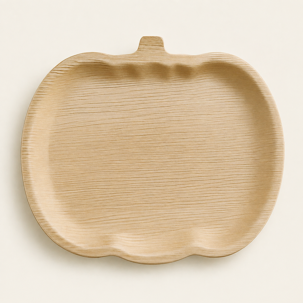 [非売品] 万博UAEパビリオン　VIPギフト　Paneco Palm Tray Pumpkin Palm Leaf Serving Trays | Fall Platters – Tia Leaf