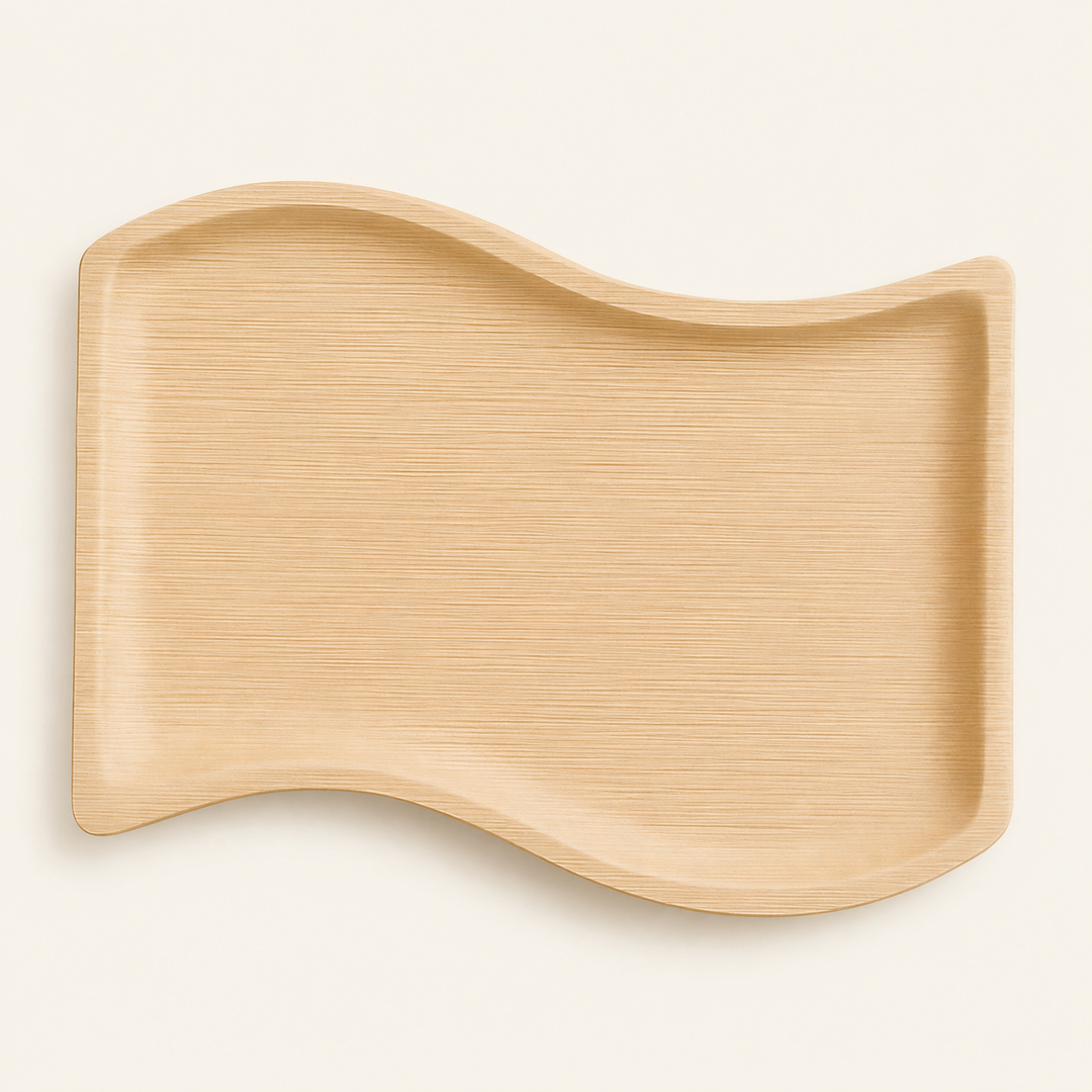 Flag Palm Leaf Tray – 14x10 Inch by Tia Leaf