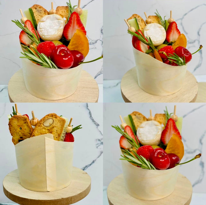 Wooden Inclined Cups – [2.5", 3", 3.5"]