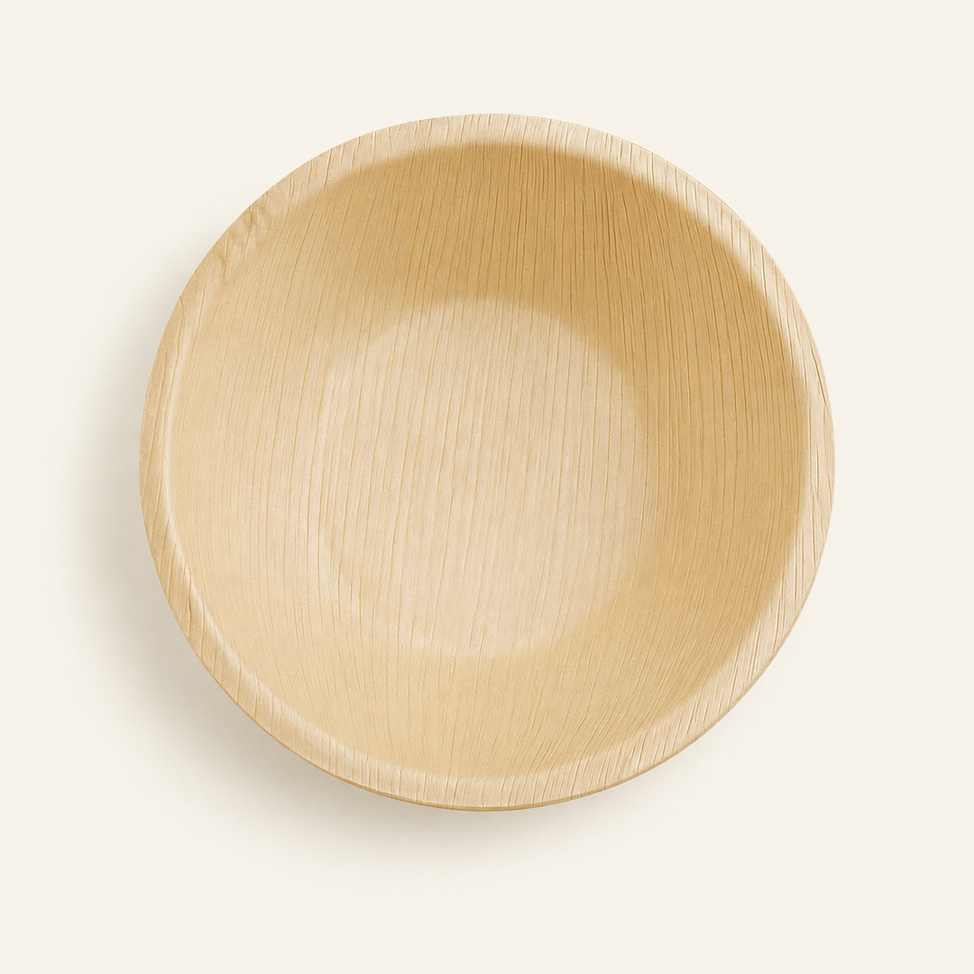 Round Palm Leaf Bowls – 2.5, 3, 3.5, 4, 5, 6 Inch by Tia Leaf