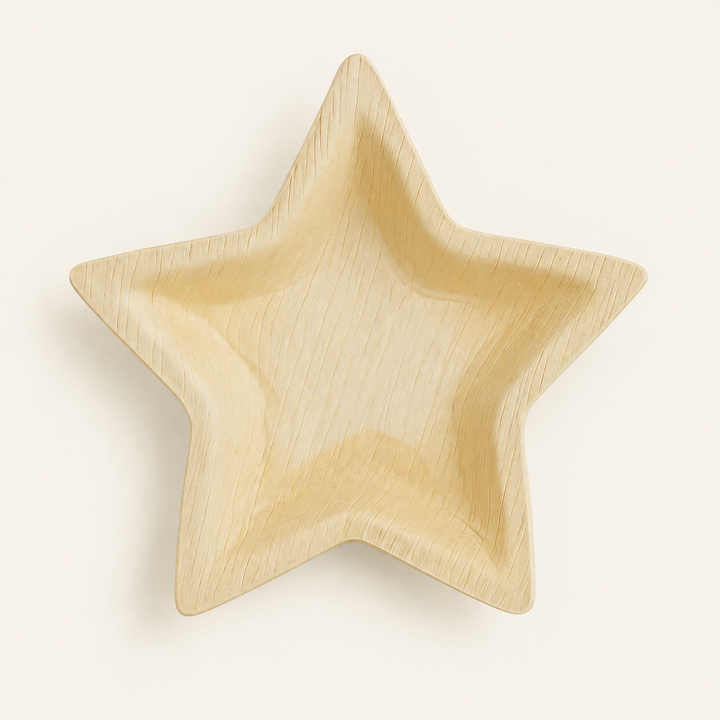 Star Palm Leaf Bowls – 4 Inch by Tia Leaf