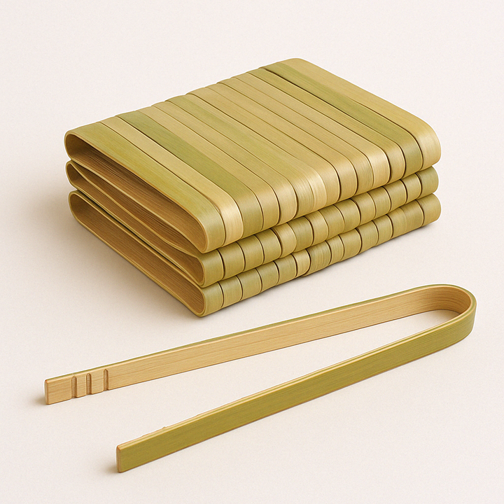 Bamboo Tongs – [6", 8"]
