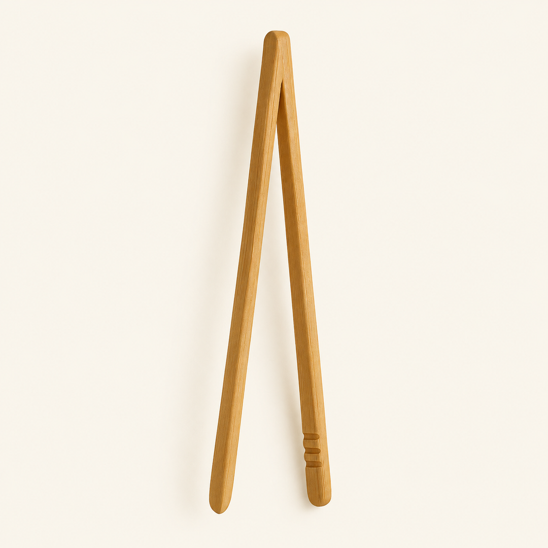 Bamboo Tongs – 4.7, 7, 10 Inch by Tia Leaf