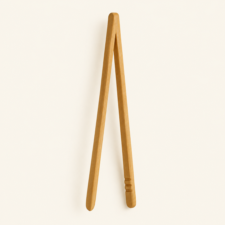 Bamboo Tongs – 4.7, 7, 10 Inch by Tia Leaf