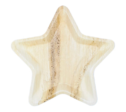 14" Star Palm Leaf Trays - Tia Leaf