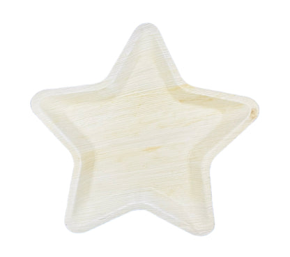 14" Star Palm Leaf Trays - Tia Leaf