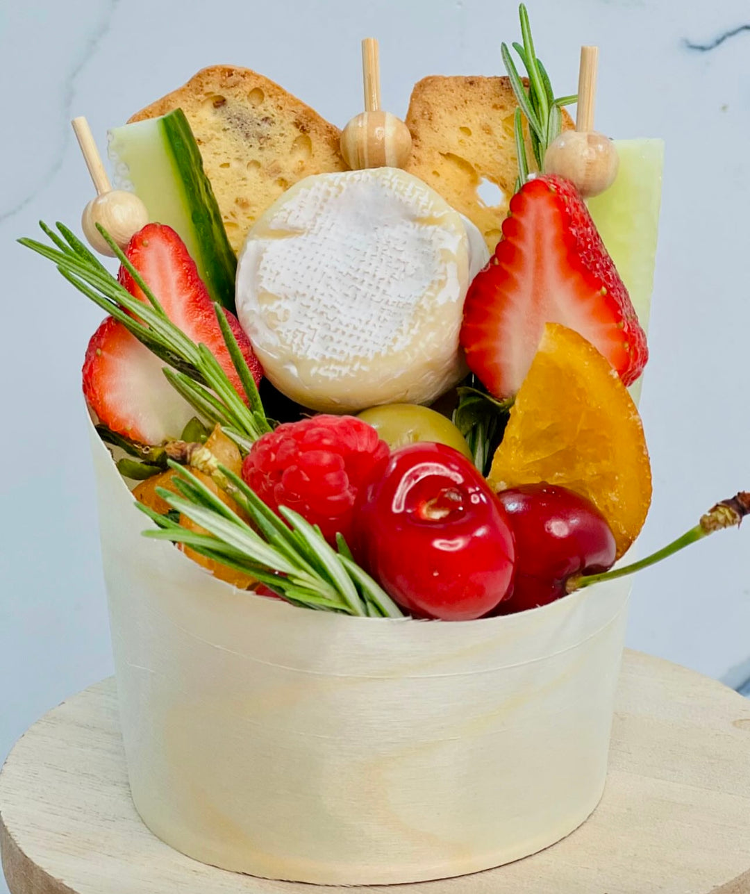 Wooden Inclined Cups – [2.5", 3", 3.5"]