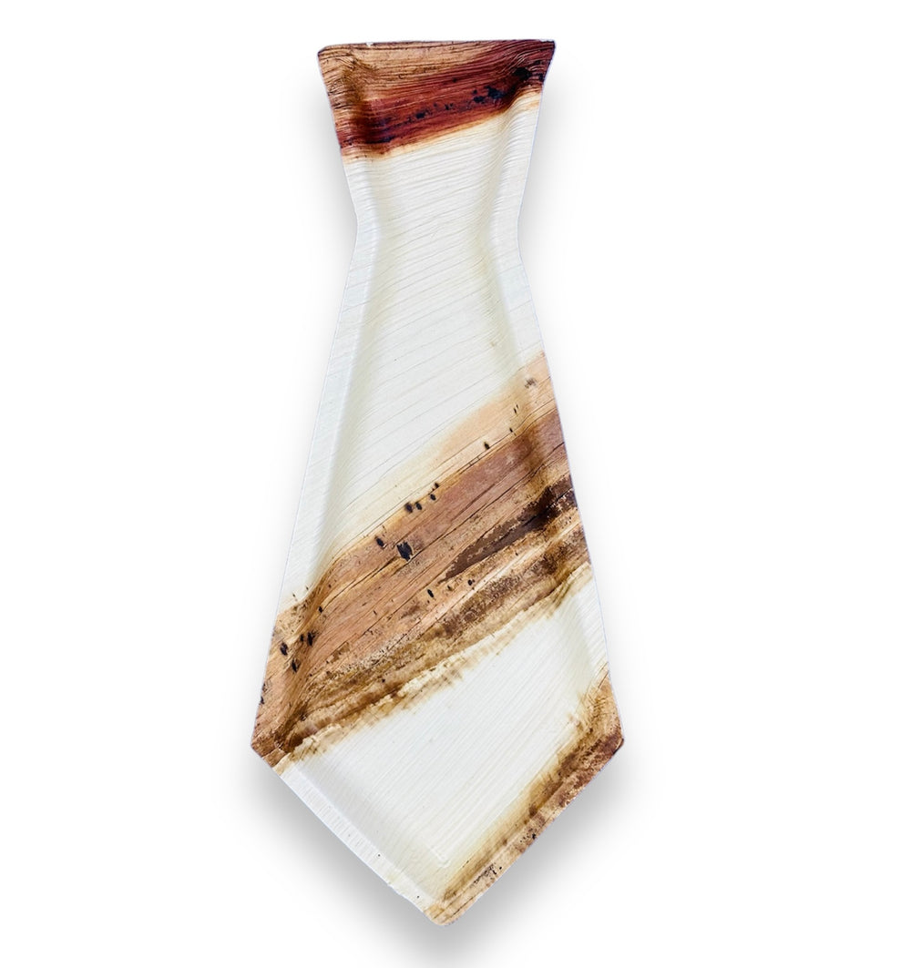 12"x5" Tie Shaped Palm Leaf Trays - Tia Leaf