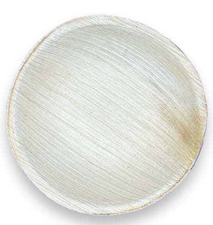 4" Round Palm Leaf Bowls - Tia Leaf