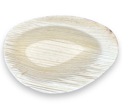 3.5x2.5" Oval Palm Leaf Bowls - Tia Leaf