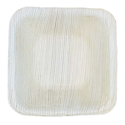 4 Inch Square Disposable Palm Leaf Bowls