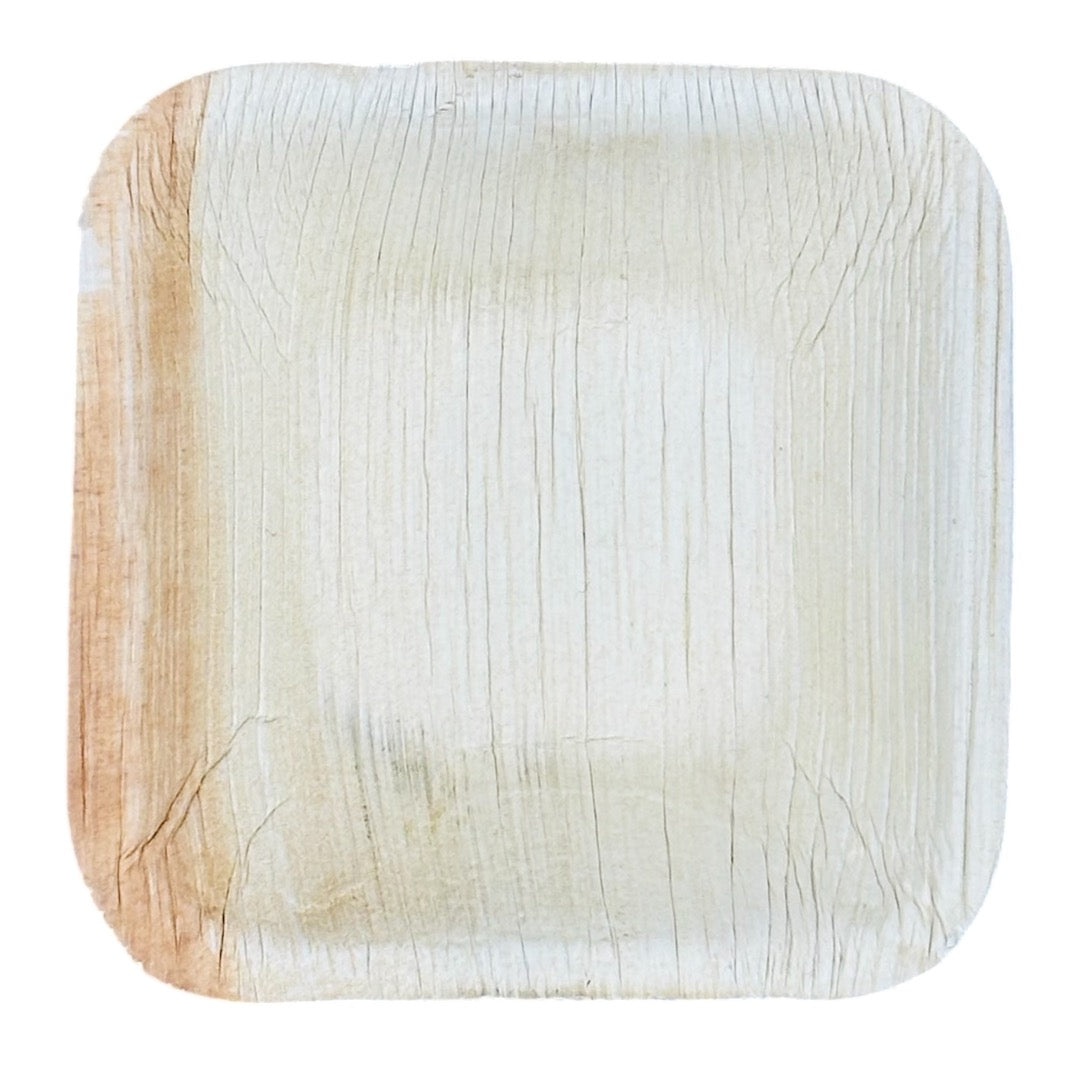 4 Inch Square Disposable Palm Leaf Bowls