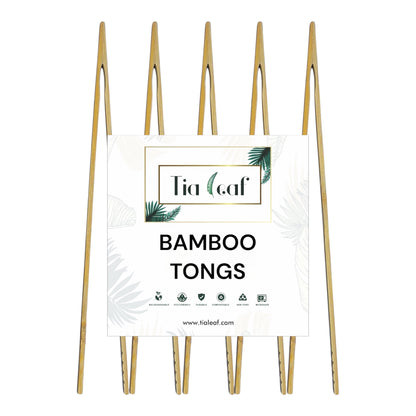 Bamboo Tongs - [7", 10"]