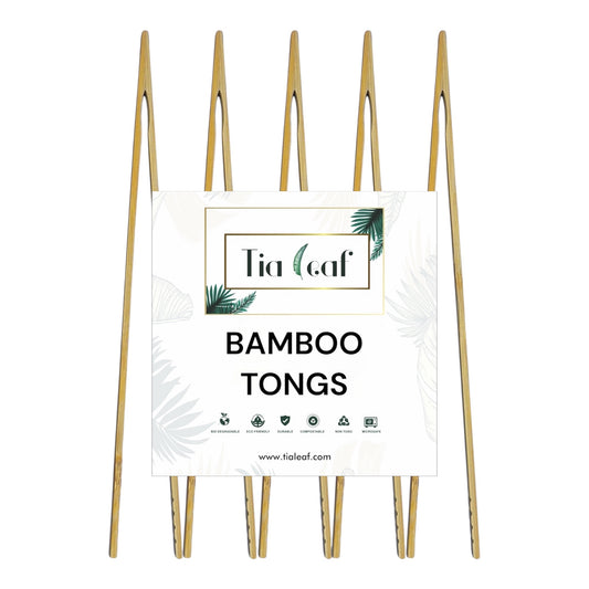 Bamboo Tongs - [7", 10"]