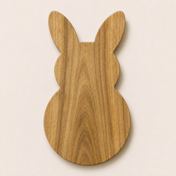Bunny Shape Wooden Serving Tray & Chopping Board
