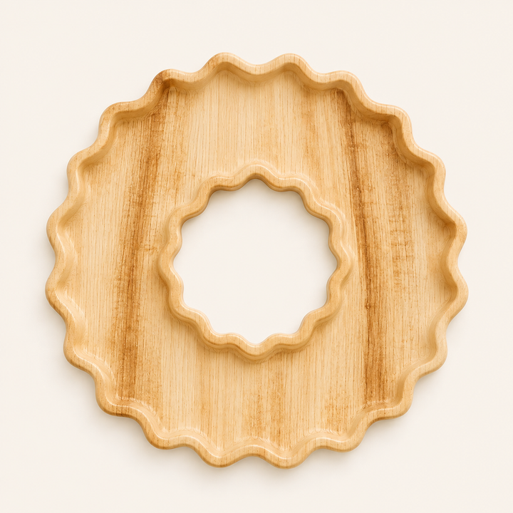 Wreath Palm Leaf Tray – 14 Inch