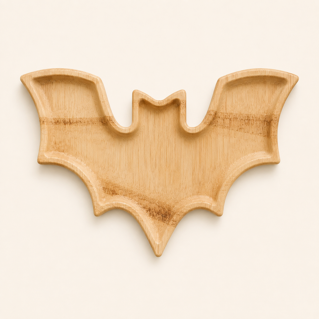 Bat Palm Leaf Tray – 17x10 Inch