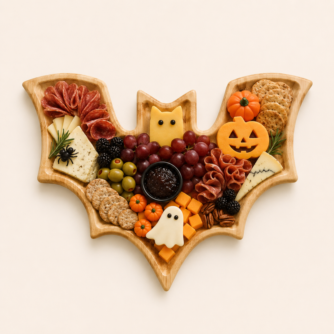 Bat Palm Leaf Tray – 17x10 Inch