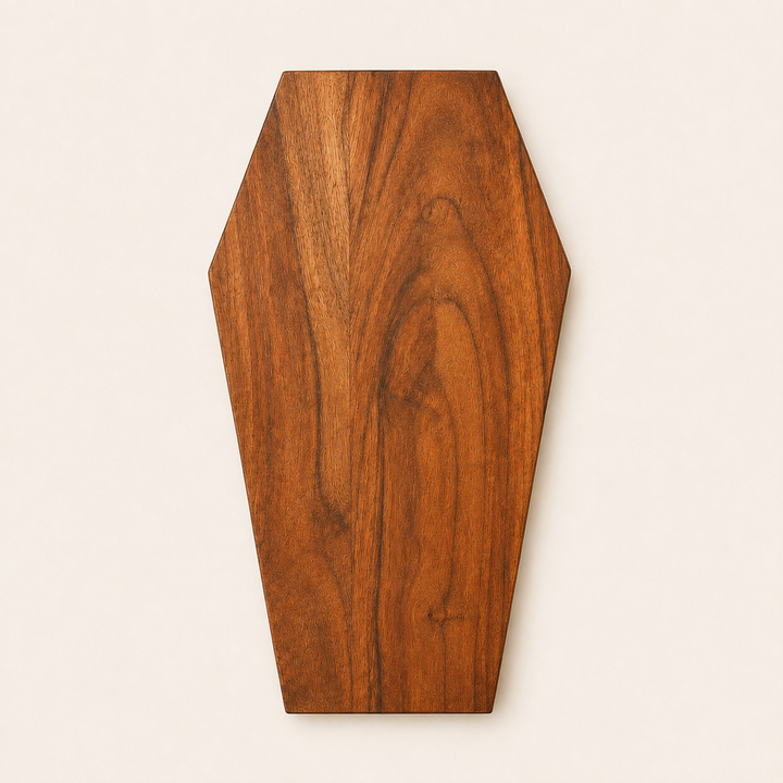 Coffin Shape Wooden Serving Tray & Chopping Board