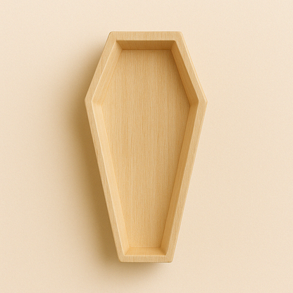 17x10 Inch Coffin Disposable Palm Leaf Trays