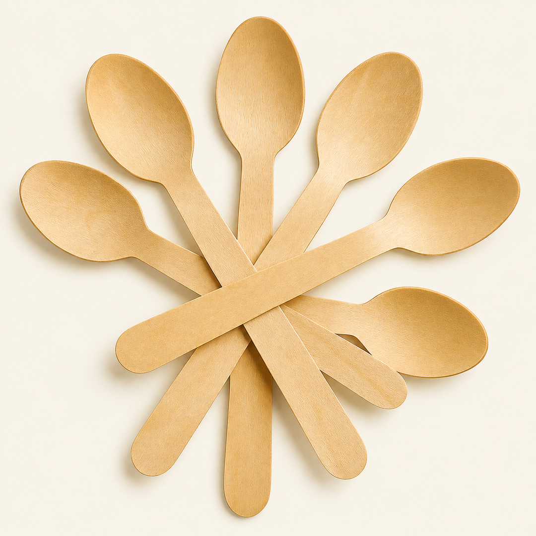 Wooden Spoons – 100, 200 Count by Tia Leaf