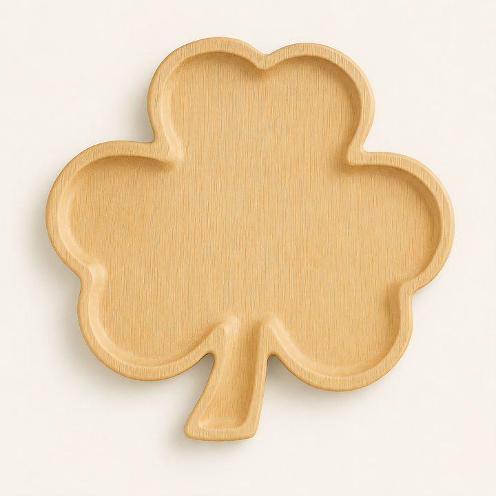Clover Palm Leaf Trays – 10x10 Inch by Tia Leaf