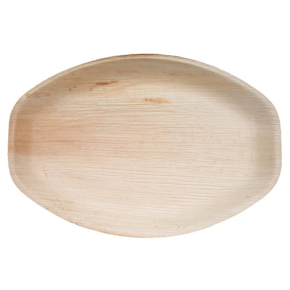 15" x 10" Oval Palm Leaf Trays - Tia Leaf