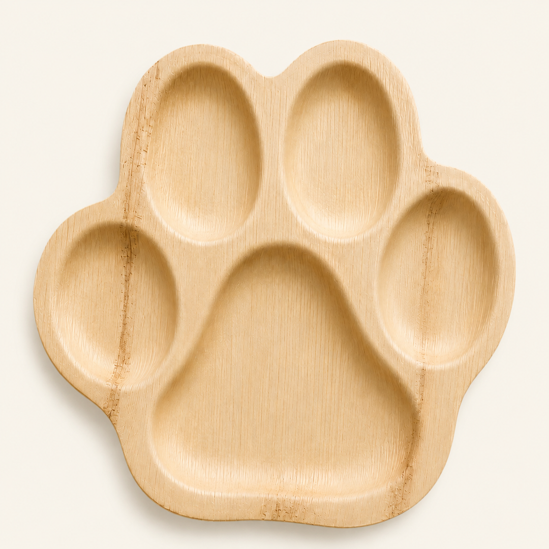 Paw Palm Leaf Tray – 10 Inch by Tia Leaf