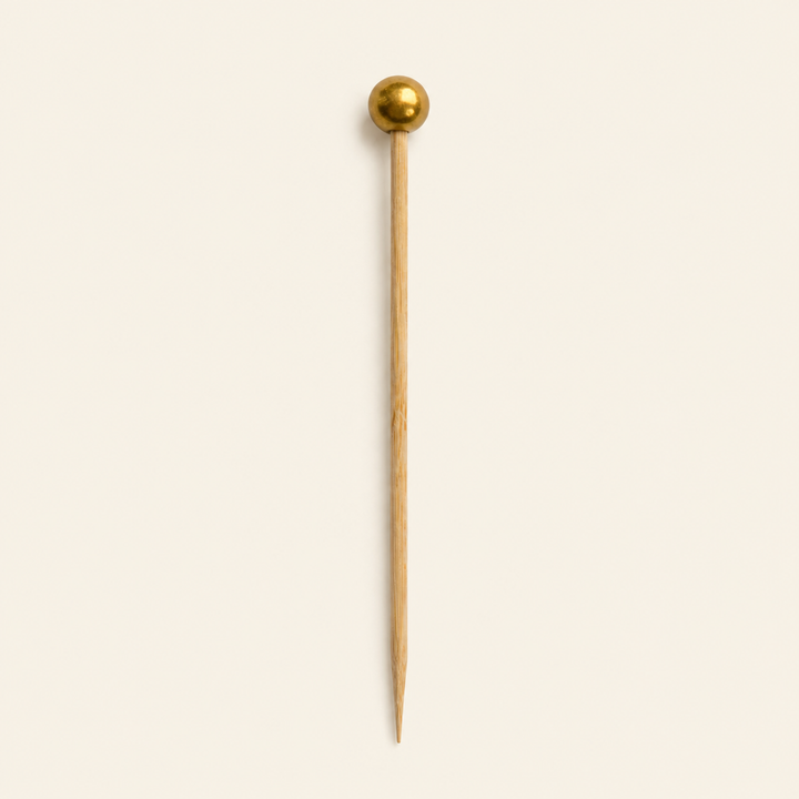 Bamboo Ball Skewers – 4.75 Inch by Tia Leaf