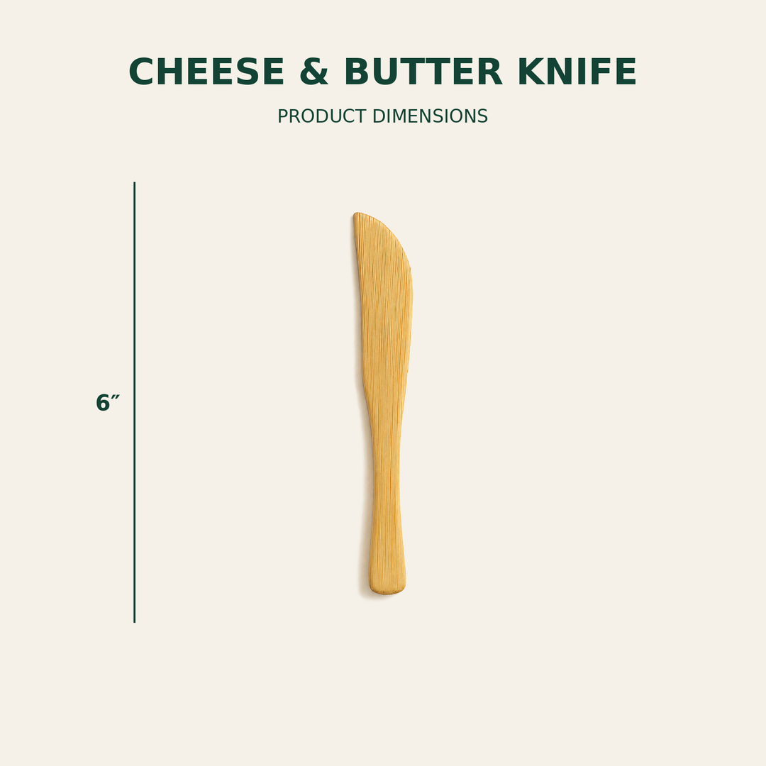 Cheese & Butter Knife – 6 Inch size guide showing available product dimensions