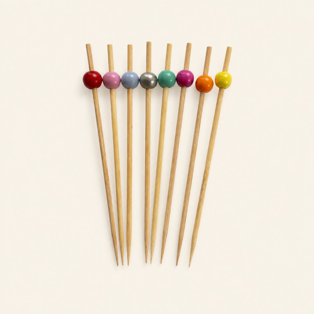 Wooden Cocktail Picks – 4.7 Inch by Tia Leaf