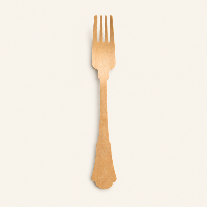 Wooden Forks – 100 Count by Tia Leaf