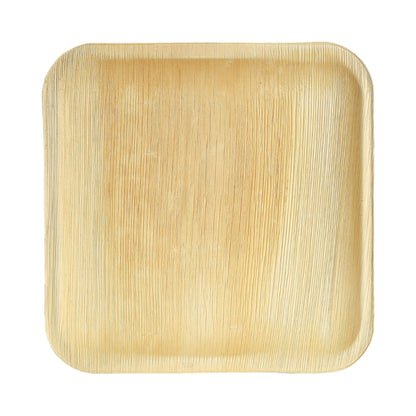 8" Square Palm Leaf Plates - Tia Leaf